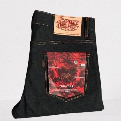 Celana Raw Denim - 15oz Kaku - Slimfit Raw Denim - Sanforized Feeding Parah - Tarantula, 21-22