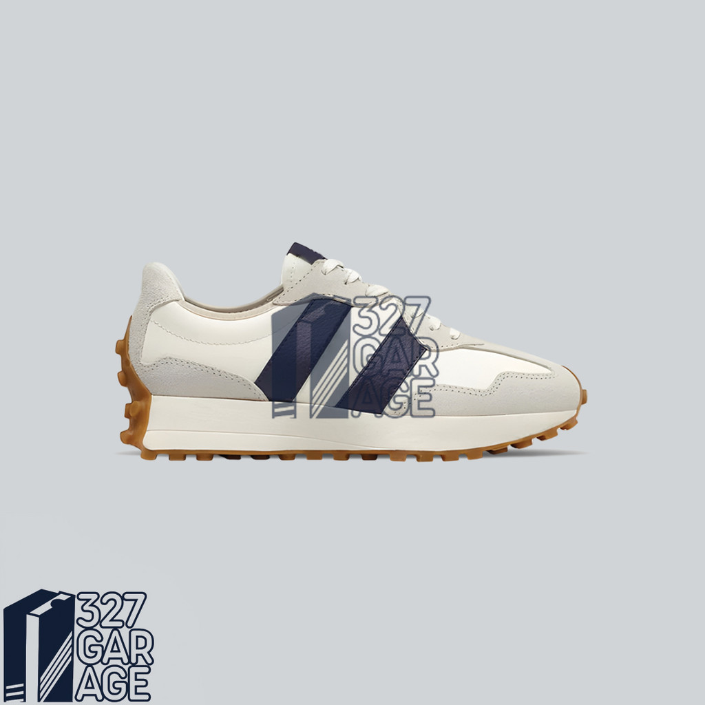 Sneakers New Balance  327 Trainers Off White Navy Original BNIB Unisex