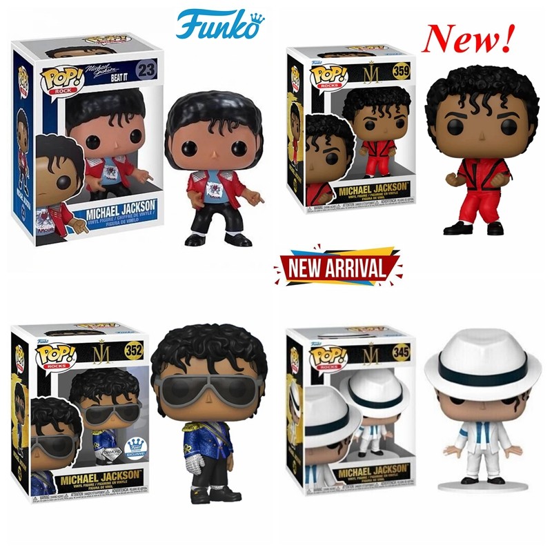 FUNKO POP ROCKS Michael Jackson #24 #345 Michael Jackson #352 #359 Vinyl Figures Toys Doll Collectio