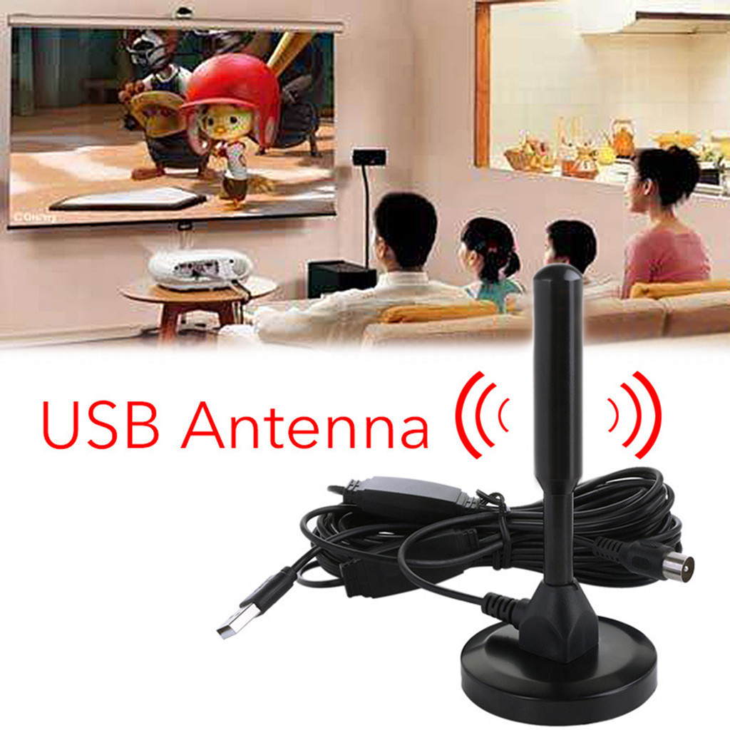 5M Booster Sinyal Antena TV / Indoor Outdoor Digital TV Antenna Premium Terbaik Berkualitas Awet