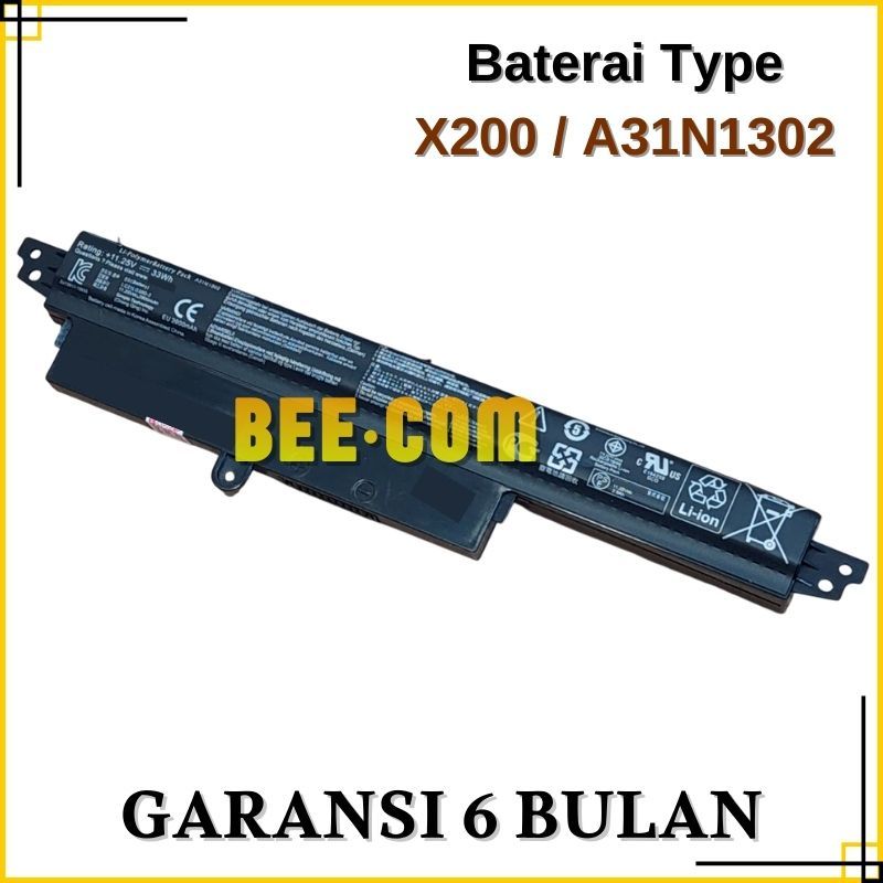 Baterai Batre Asus Vivobook X200CA X200MA F200CA X200 Series New -BEE
