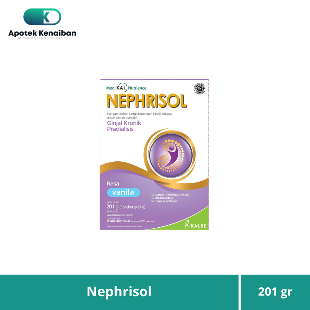 Nephrisol 201 gram - Nutrisi Rendah Protein Ginjal Kronik