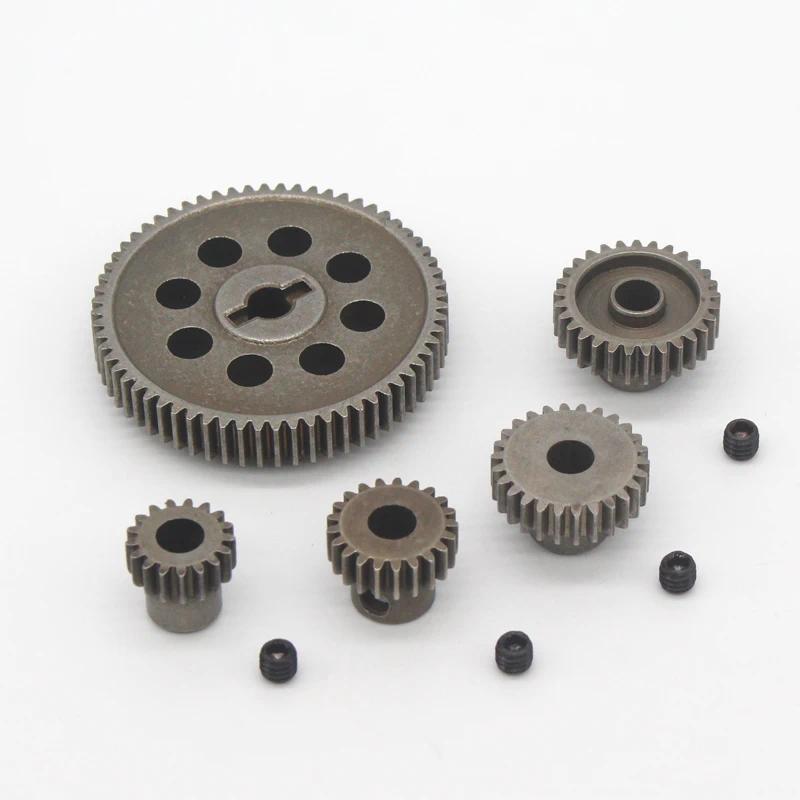 11184 Steel Metal Spur ff fferential Main Gear 5MM 64T Motor Pinion Gears  17T 21T 26T 11119 11181 1