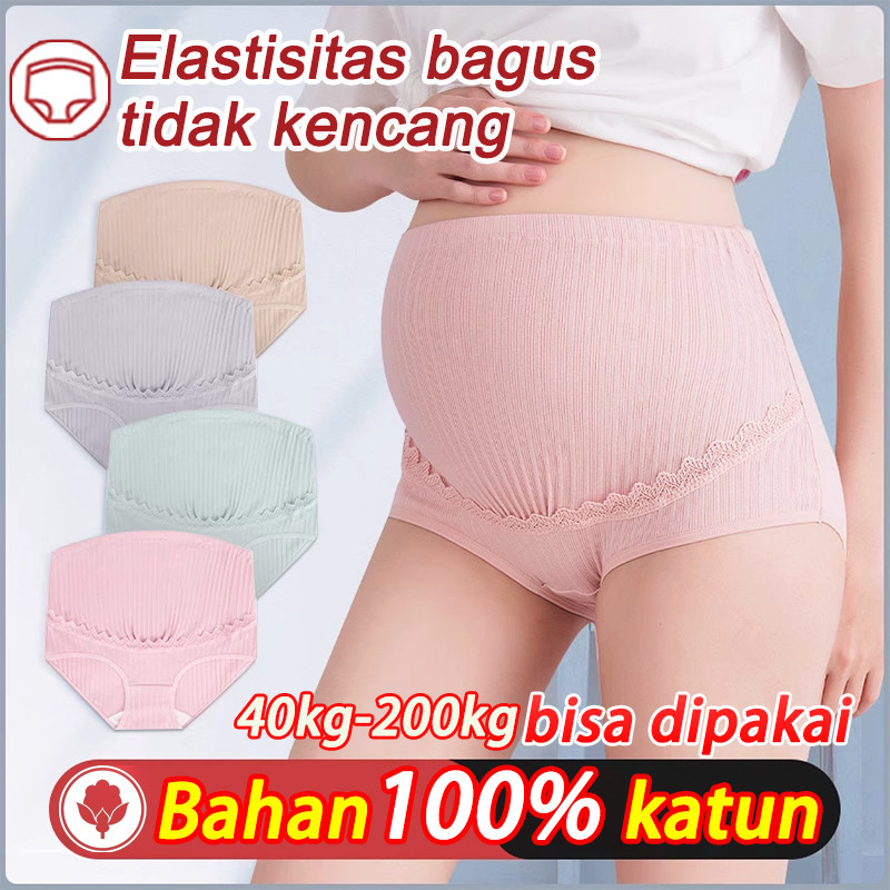 CD celana dalam wanita hamil antibakteri kelas Nyaman dan tidak ada bekas cekikan Elastisitas yang b
