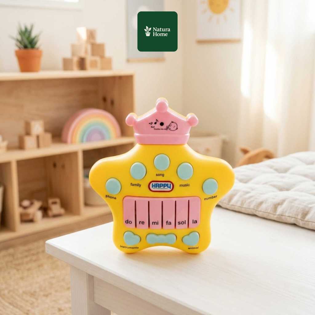 NATUREHOMEE - MAINAN PIANO KEYBOARD ANAK WARNA-WARNI BX144