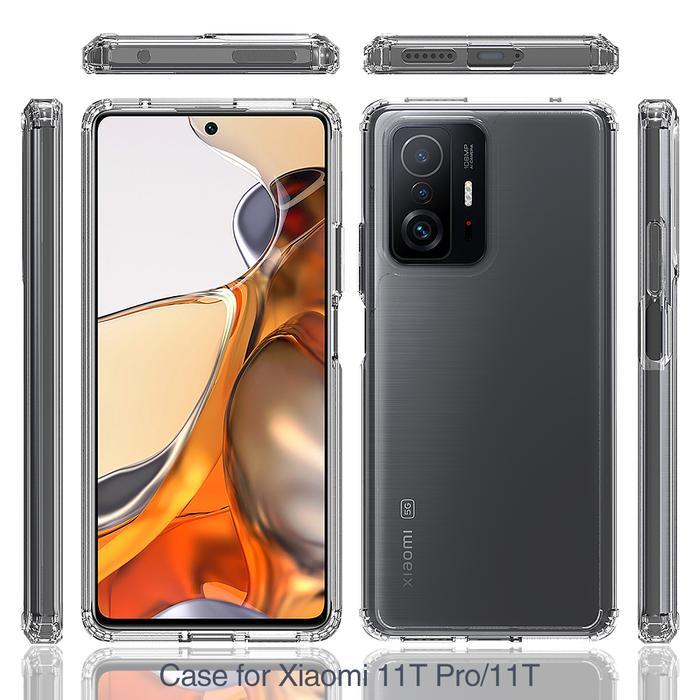 Case For Xiaomi 11T Pro / Xiaomi 11T Fuze Hybrid Crystal Clear Case - Mi 11T Pro