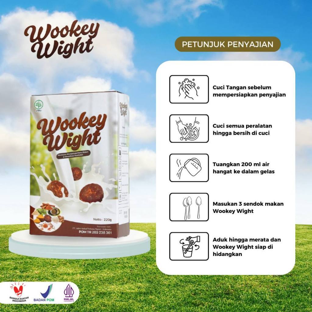 BESTSELLER & BERKUALITAS Wookey Weight Susu Penggemuk Original Wookey Wight Susu Penambah Berat Bada