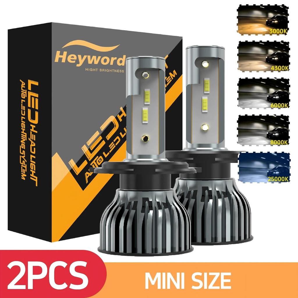Heyword 22000lm 160W 1860 CSP ip 3000k/4300k/6000k/8000k Car LED Headlight   h4 h7 h1 LED headlights