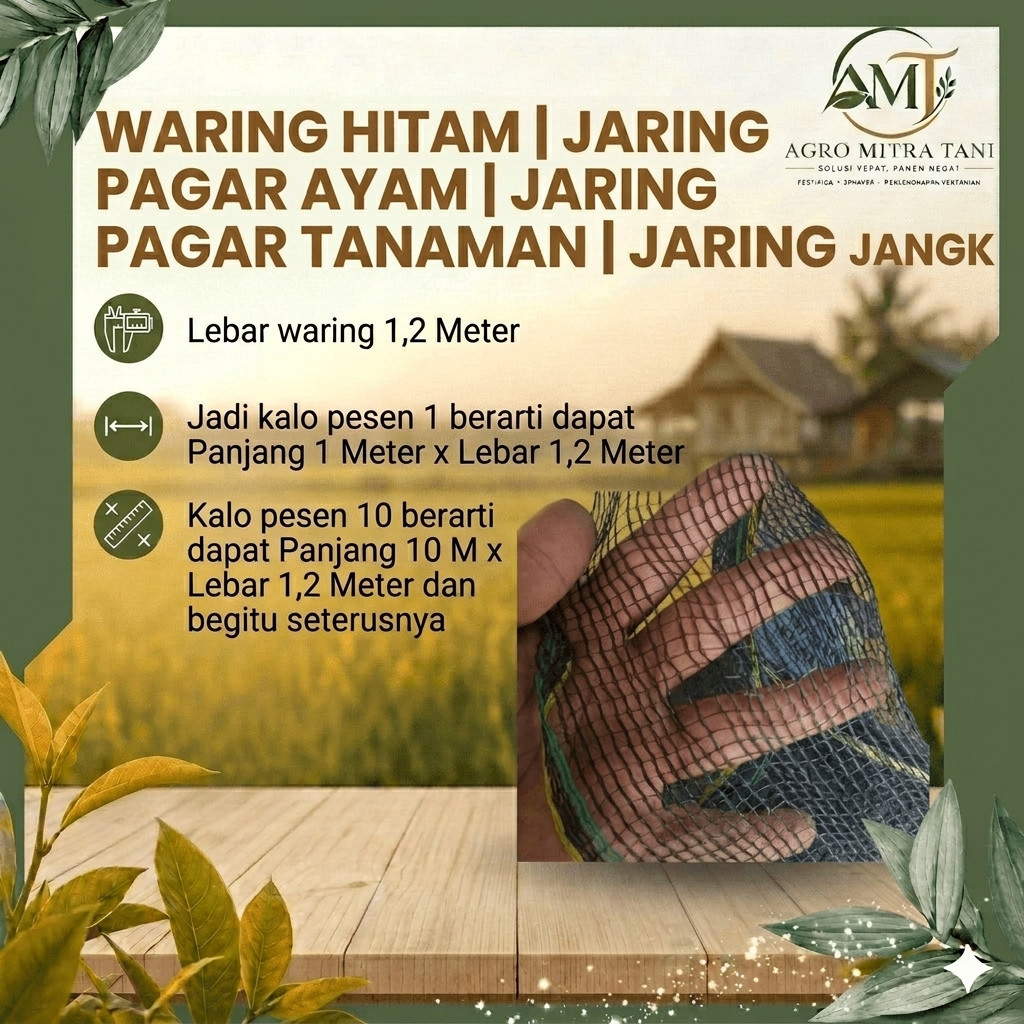 WARING HITAM | JARING PAGAR AYAM | JARING PAGAR TANAMAN | JARING JANGK