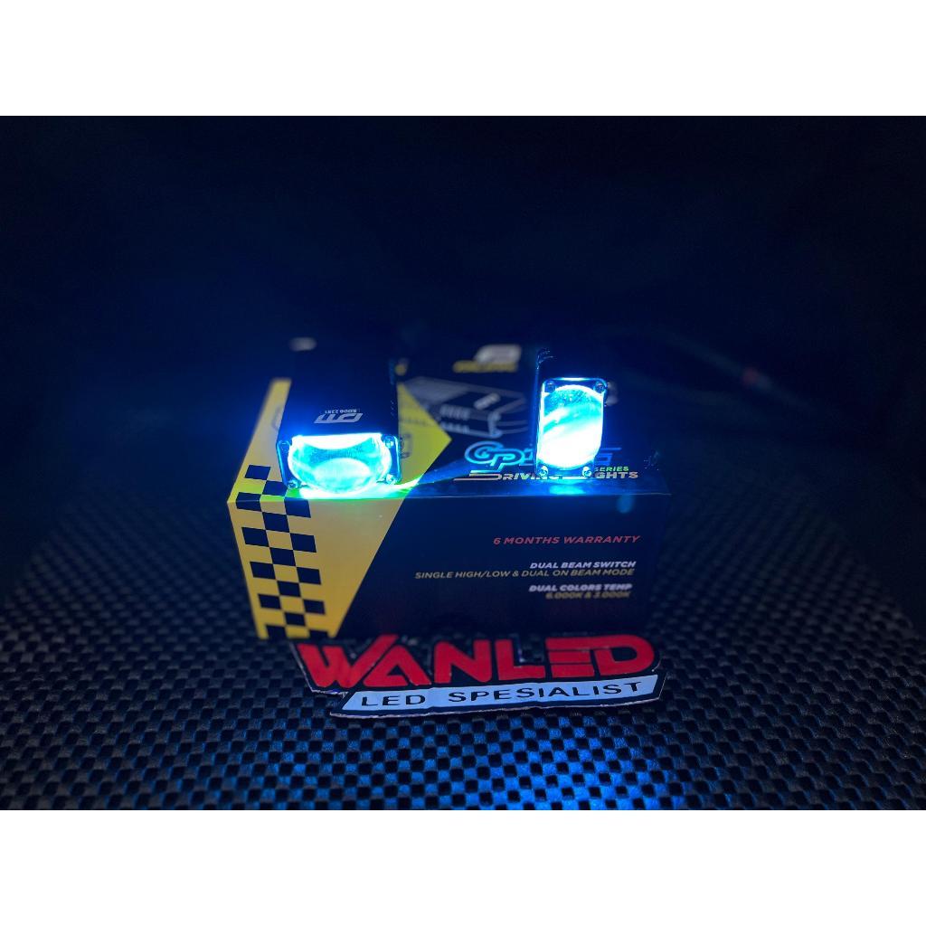 Duromoto GP1 DE ( putih kuning di lengkapi demon ice blue )