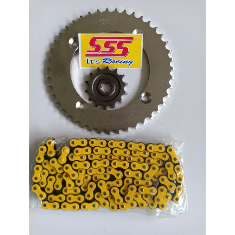 gear gir set sss 428 rantai warna klx 150 Dtracker 150 new old klx S L G