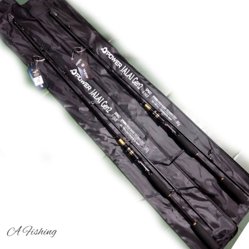 JORAN SPINING JALAI GEN 2 CARBON SOLID + BONUS SOFT FROG A FISHING