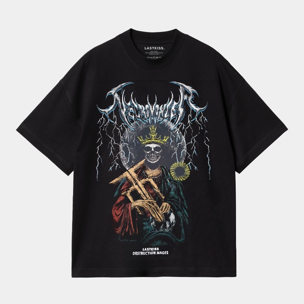 LASTKISS T Shirt Necromancer Black Pria