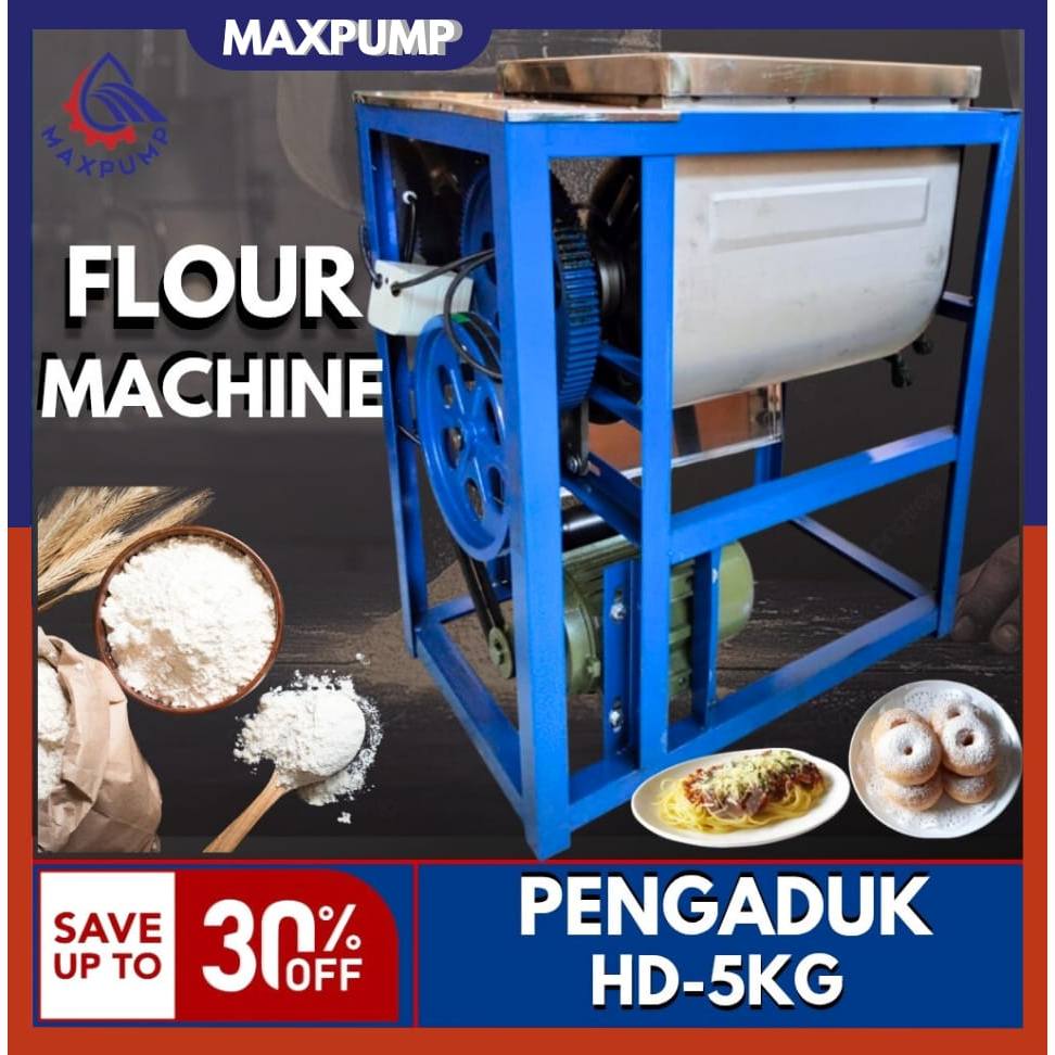 Pengaduk adonan Tepung-5kg  Mesin Pengaduk HMJ-5KG Tepung Bisa untuk Roti KUE 750watt