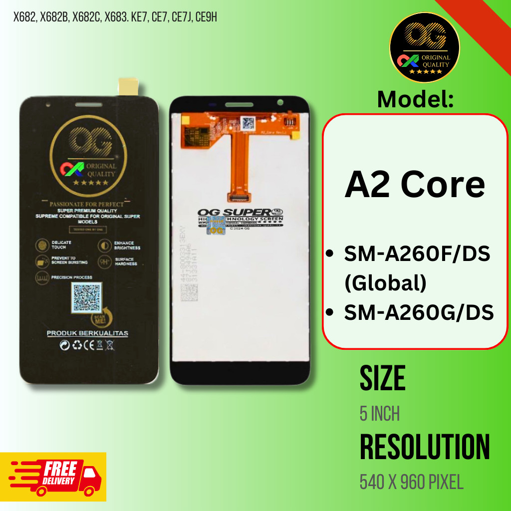 LCD TS SAMSUNG A2 CORE 2019, A260 SM-A260F/DS (Global), SM-A260G/DS