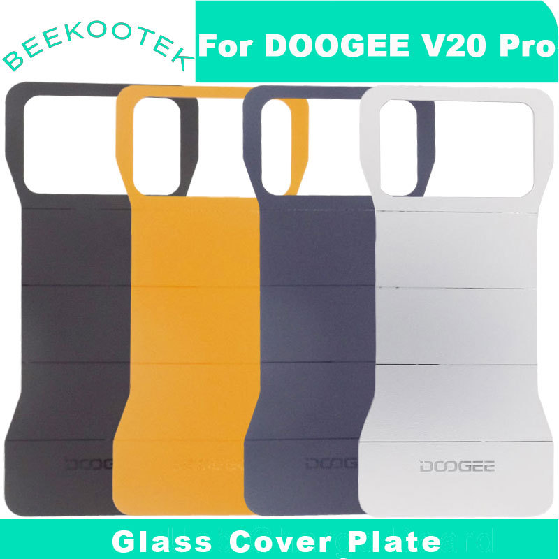 New  al DOOGEE V20 Pro Battery Cover Back Cover Cell Phone Glass Cover Plate Accessories For DOOGEE 