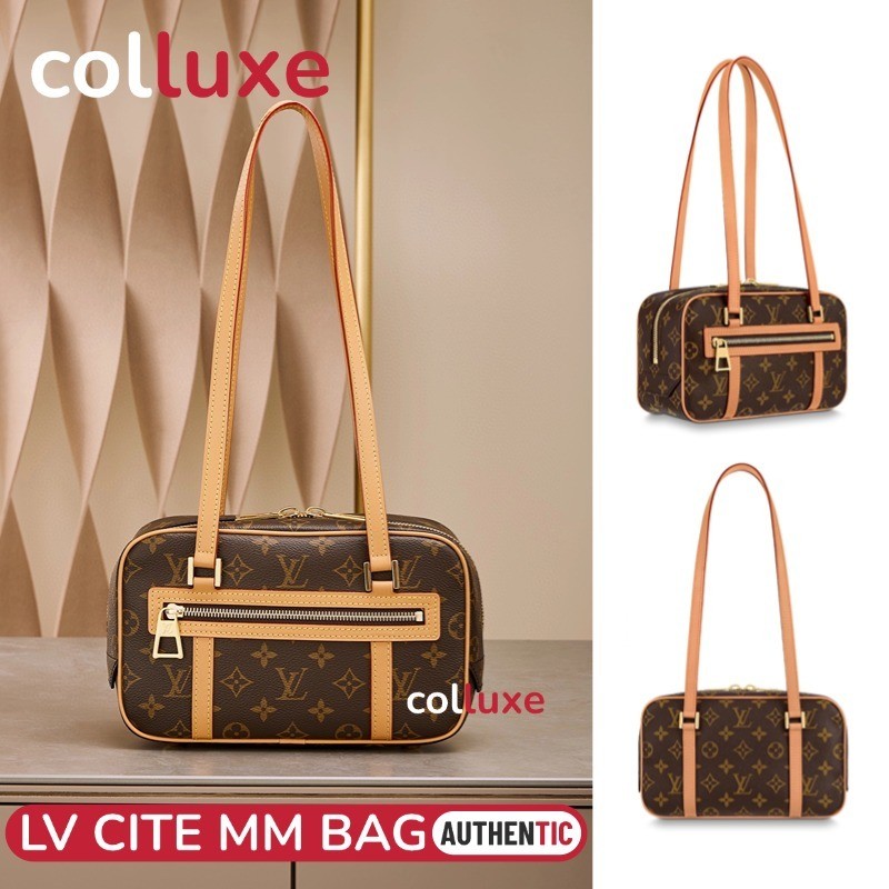Louis Vuitton LV CITE MM SIZE IN VINTAGE BAG Tas Ruang Wanita