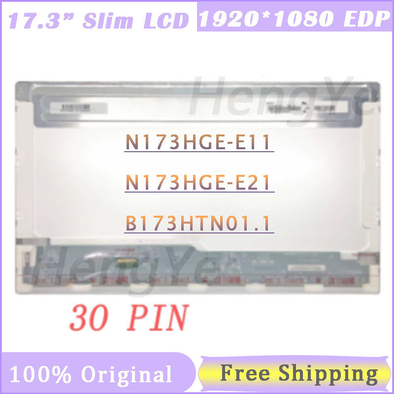 Laptop LCD Screen 17.3 Inch B173HTN01.1 Fit N173HGE-E11 N173HGE-E21 for ASUS G74SX-A1 FX71/MSI GL72 