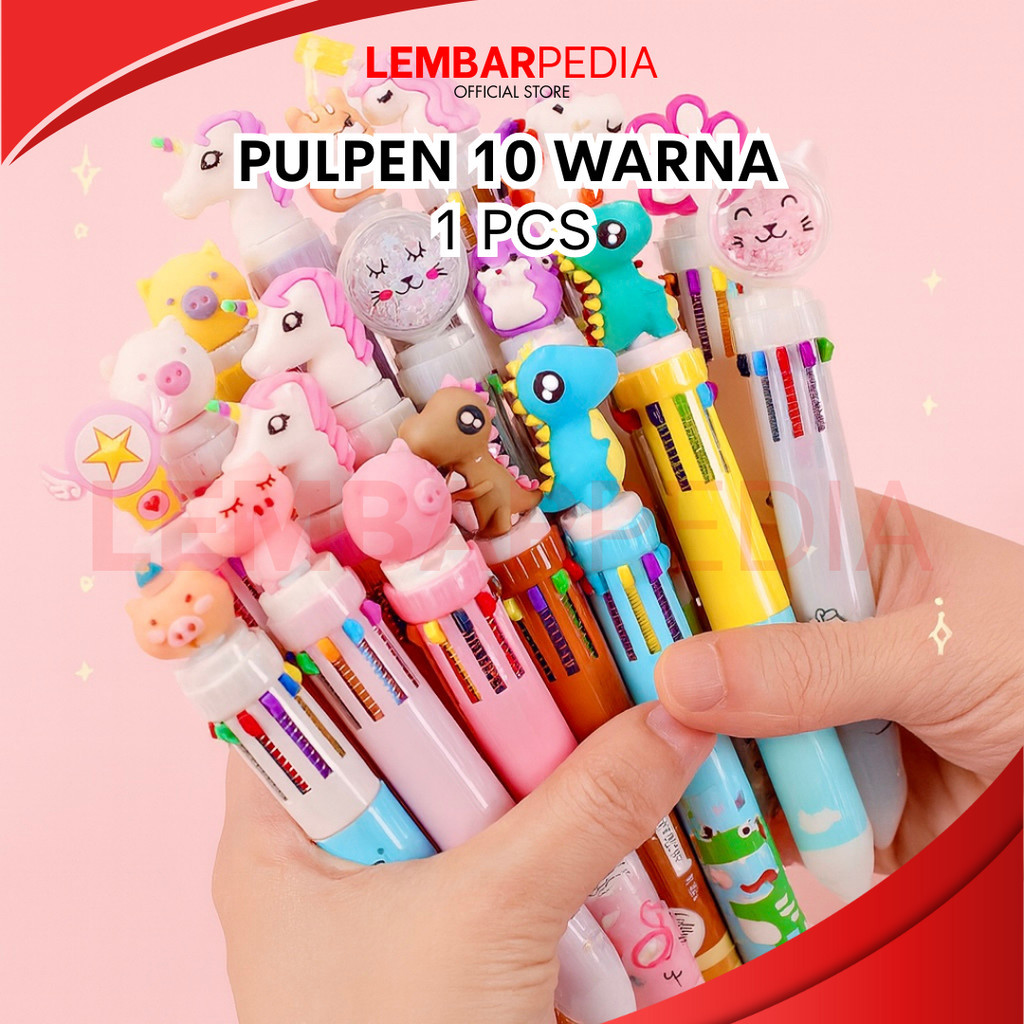 ATK MEDAN GROSIR- PULPEN 10 WARNA
