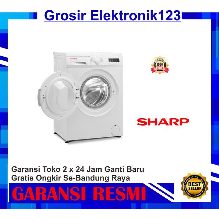 MESIN CUCI FRONT LOADING SHARP ES-FL 1082 ESFL1082 8 kg 1 TABUNG