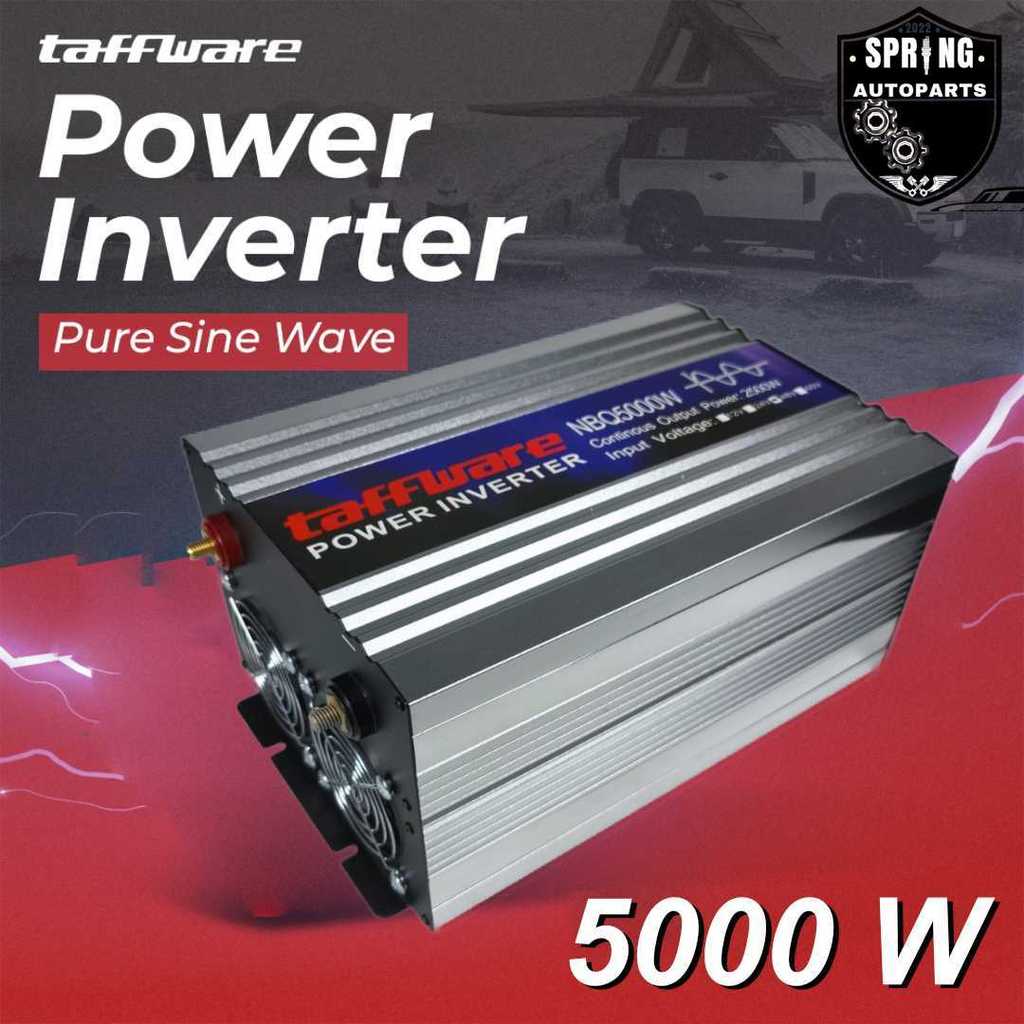 Taffware Power Inverter Mobil Pure Sine Wave DC 48V to AC 220V 5000W - NBQ5000W