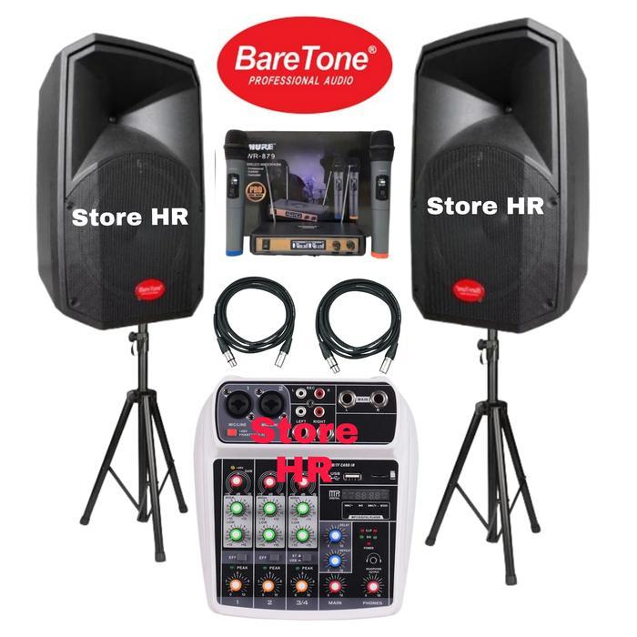 paket sound System baretone max 12 Ma 12 inch full set komplit mic
