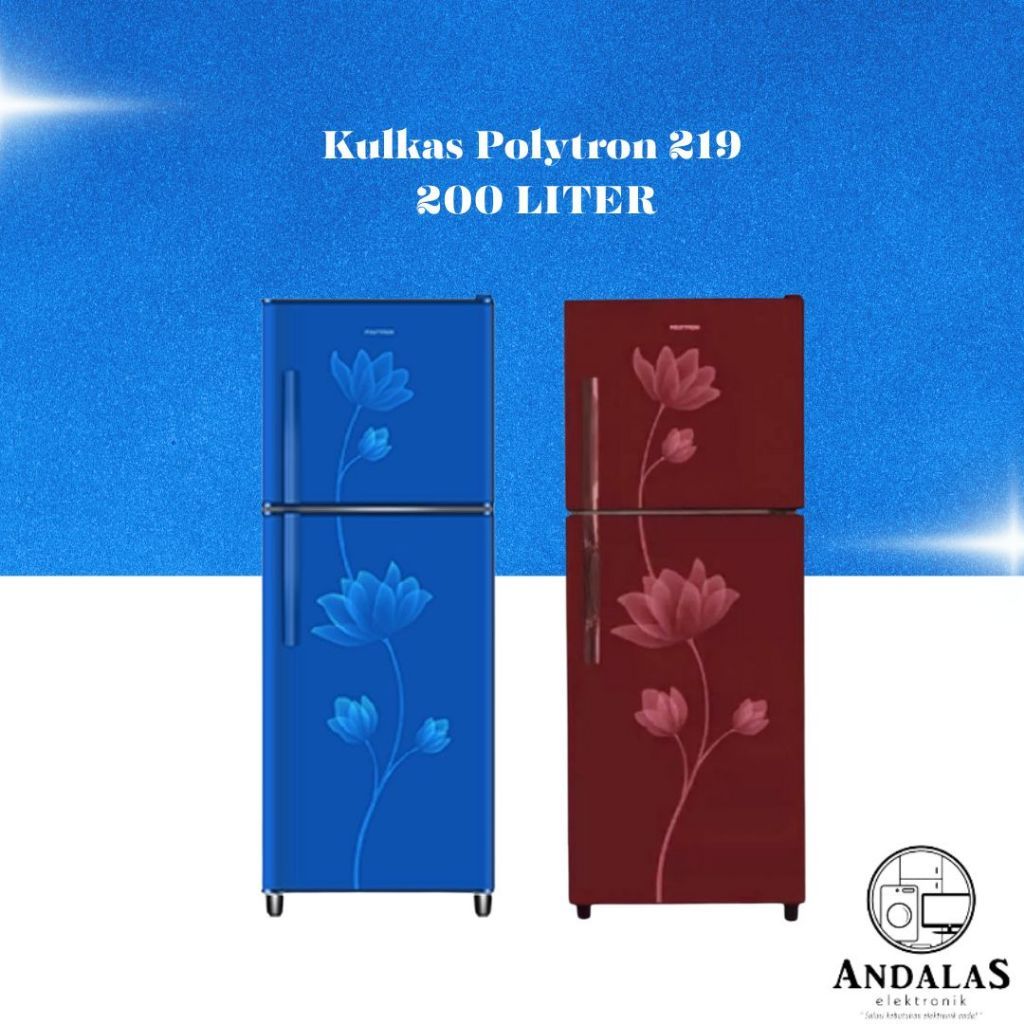 KULKAS POLYTRON PRB 219 LEMARI ES 2 PINTU PRB219 PRB 219 / KULKAS POLYTRON PRB 217 LEMARI ES 2 PINTU