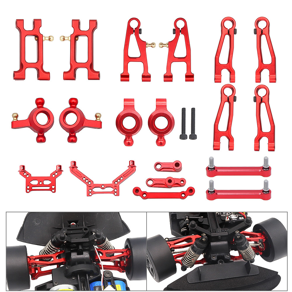 Metal Steering Cup Upper Lower Swing Arm Set for SG1603 SG1604 UD1601 UD1602 SG-1603 SG-1604 RC Car 