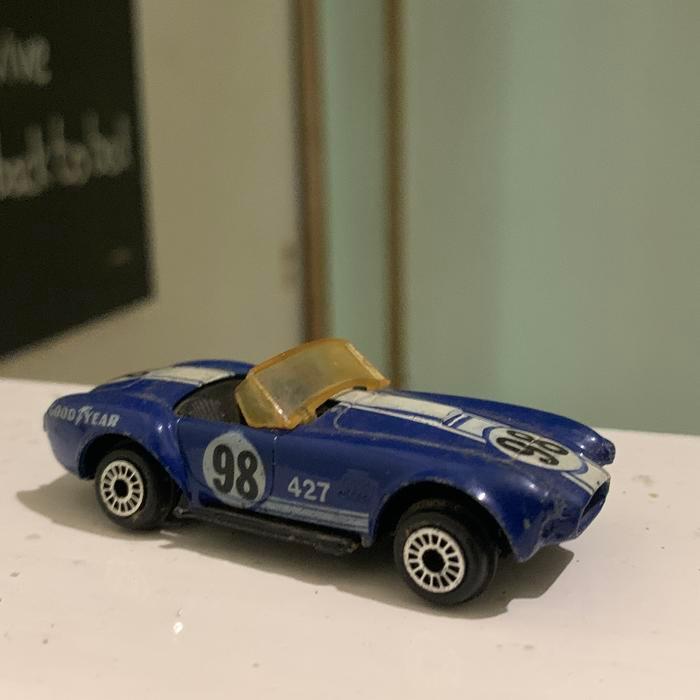 zee toys shelby cobra biru loose junk bukan matchbox BDS99