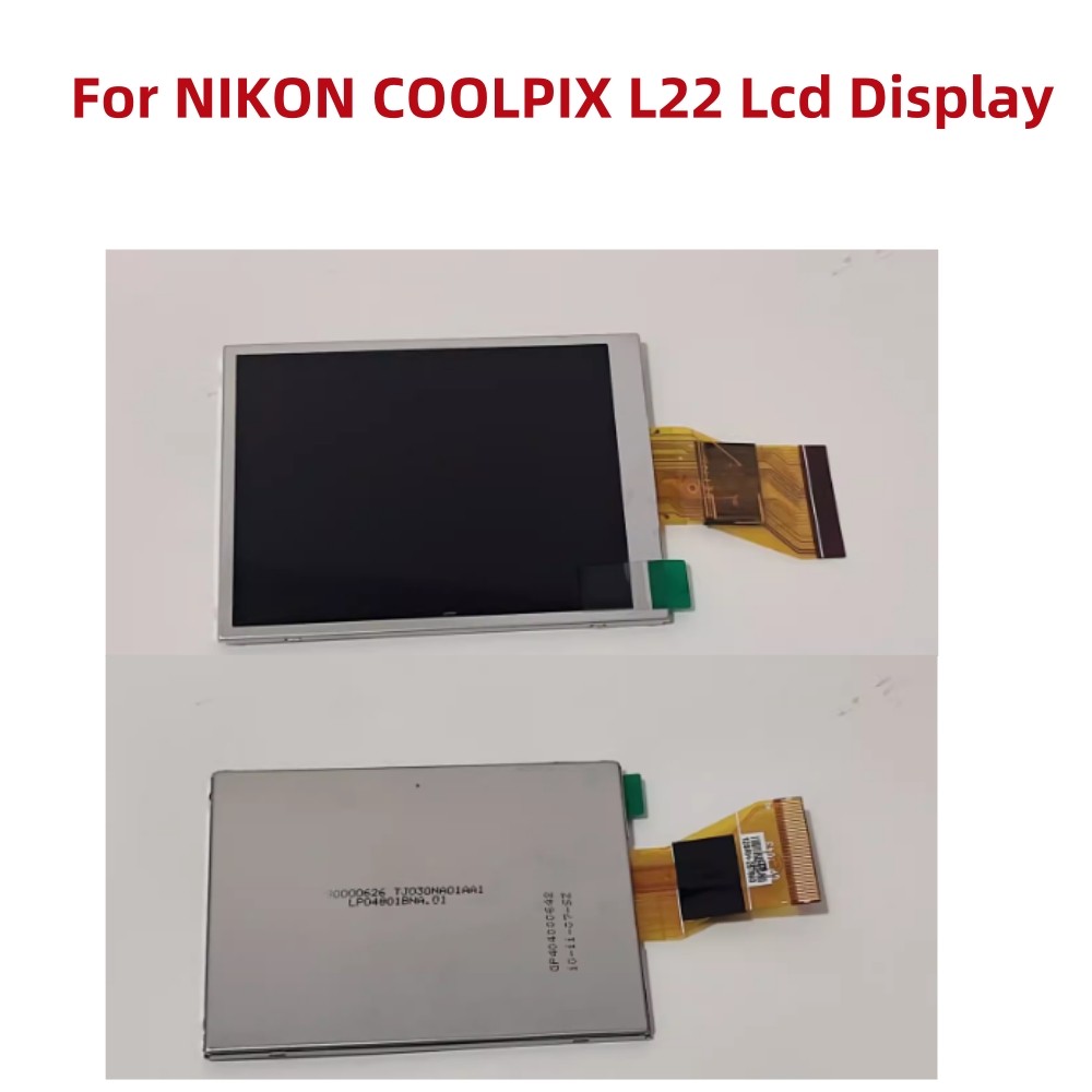 Alideao-For NIKON COOLPIX L22 NEW LCD splay Screen Repair Part  gital Camera With Backlight