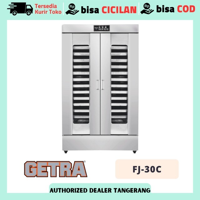 Proofer Listrik Getra Fj 30c Proofer Roti 30 Tray Stainless Garansi Resmi