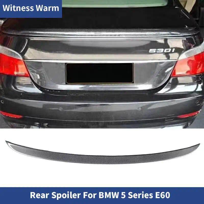 For E60 M5 Style Carbon Fiber Spoiler Rear Wing for Bmw E60 5 Series 545i 525i 520i 530i Se Car Body