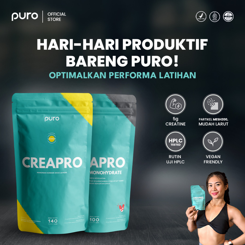 Puro Creapro Creatine Monohydrate - Micronized