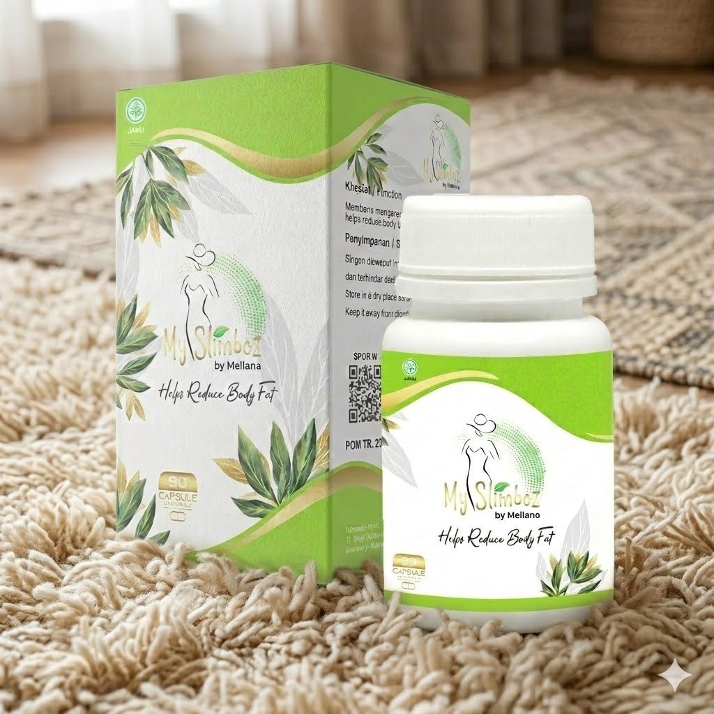 My Slimboz by Mellano Original 30 capsule Obat pelangsing tubuh penurun berat badan Diet alami Ampuh