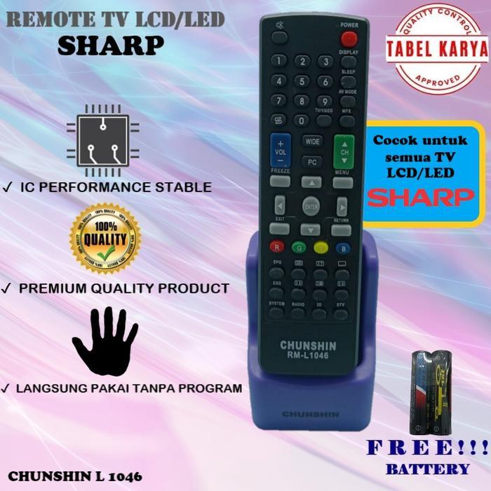 REMOTE REMOT TV LCD LED SHARP AQUOS 32"INCH MULTI UNIVERSAL
