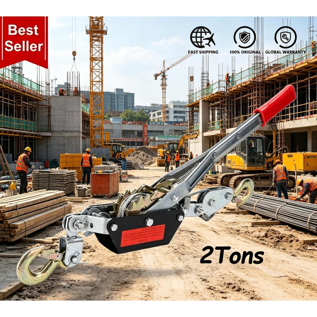 Katrol Sling Hand Puller Rachet 2/4 Ton - Hand Winch Offroad Derek Mobil | Hoist Takel Trek Sling Al