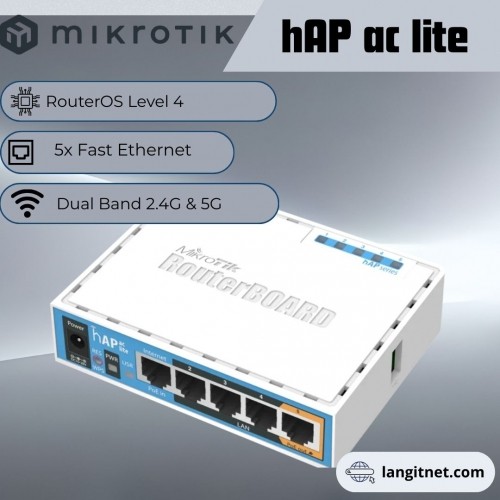 MIKROTIK HAP AC LITE ( RB 952UI 5AC2ND )
