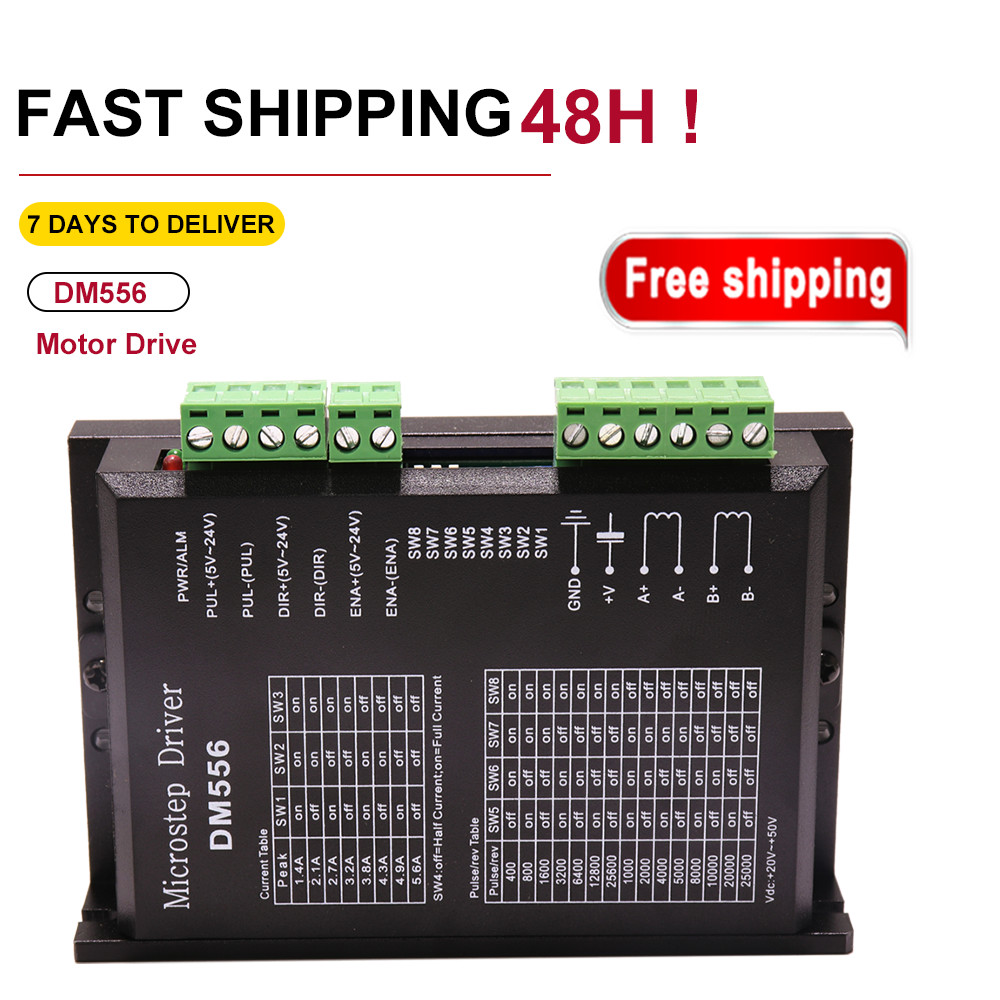 DM556 gital Stepper motor driver 2 phaseor 57 86 stepper motor NEMA17 23  Stepper Motor Controller