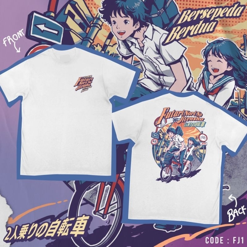 Kaos JKT48 - Bersepeda Berdua "futari nori no jitensha" (Fanmade)