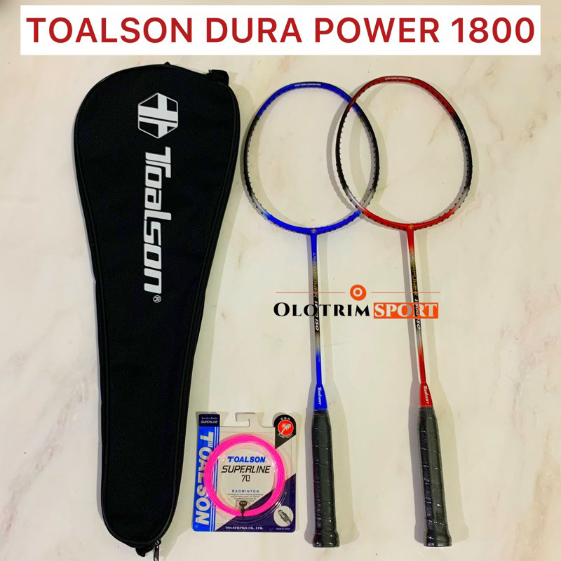 Raket Badminton TOALSON DURA POWER 1800 Original