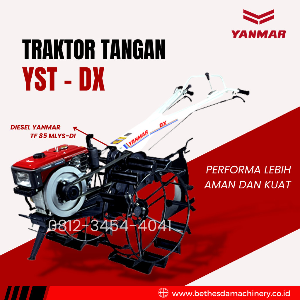 Traktor Bajak Sawah dengan mesin diesel 8.5 hp YANMAR YST-DX