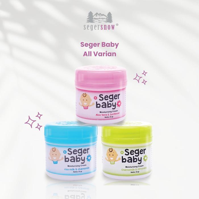 Seger Baby Moisturizing Lotion 35gr | Perawatan kulit bayi | Lotion bayi aman untuk kulit sensitif &