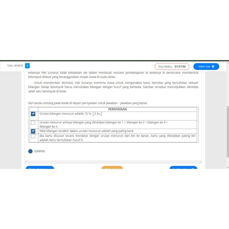 CBT Ujian Support 14 Tipe Soal AKM + CBTadmin + Exambro