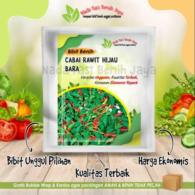 Benih cabai rawit hijau bara 50 biji / bibit cabe rawit setan - Varian, Standar