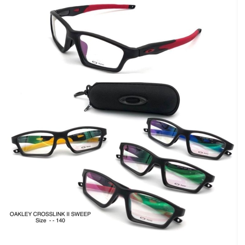 frame kacamata sporty pria oakley crosslink sweep 8031