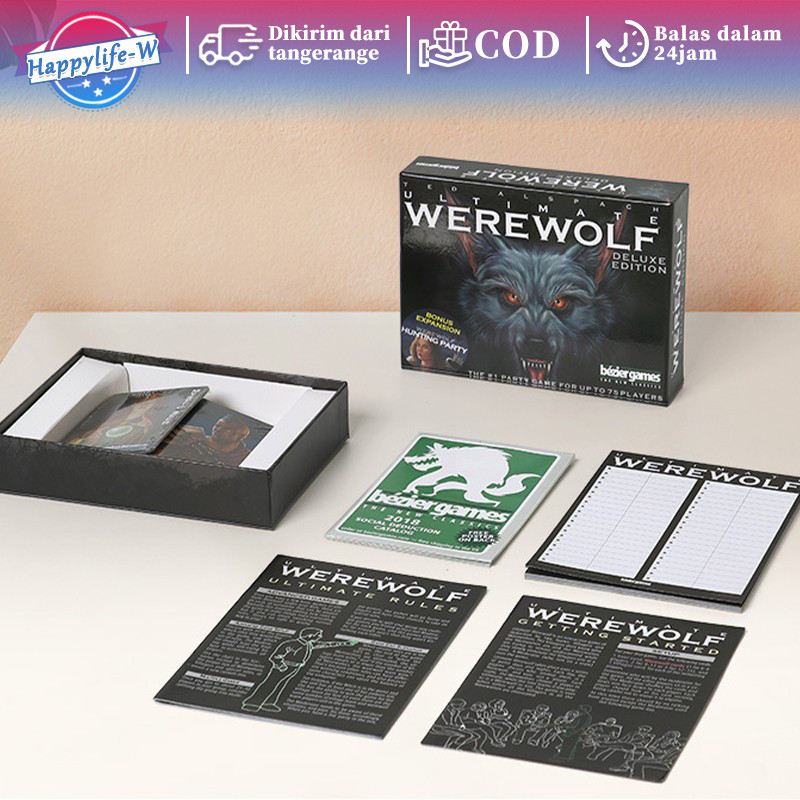 Kartu Werewolf Ultimate Werewolf Deluxe Edition Board Game Card Games