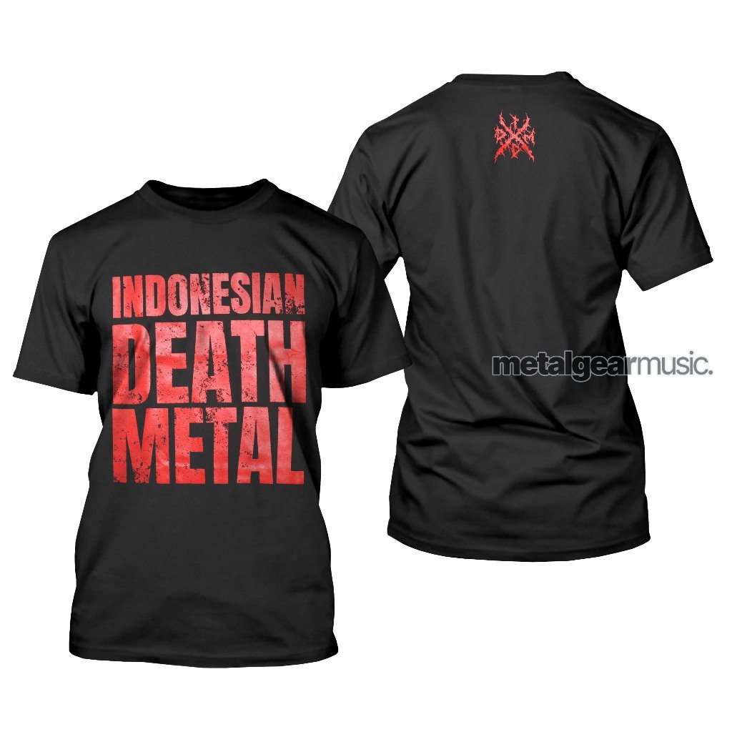 Original Indonesian Death Metal - Iddm Red Tshirt