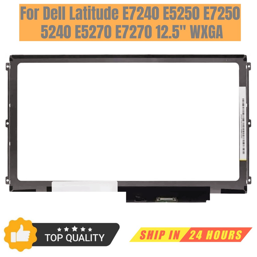 iParts Replacement splay for Dell Latitude E7240 E5250 E7250 5240 E5270 E7270 12.5" WXGA LED LCD Scr
