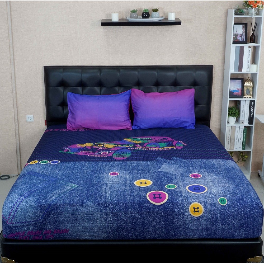 Idola Style Lavender Sprei Katun Jepang KJ-6228
