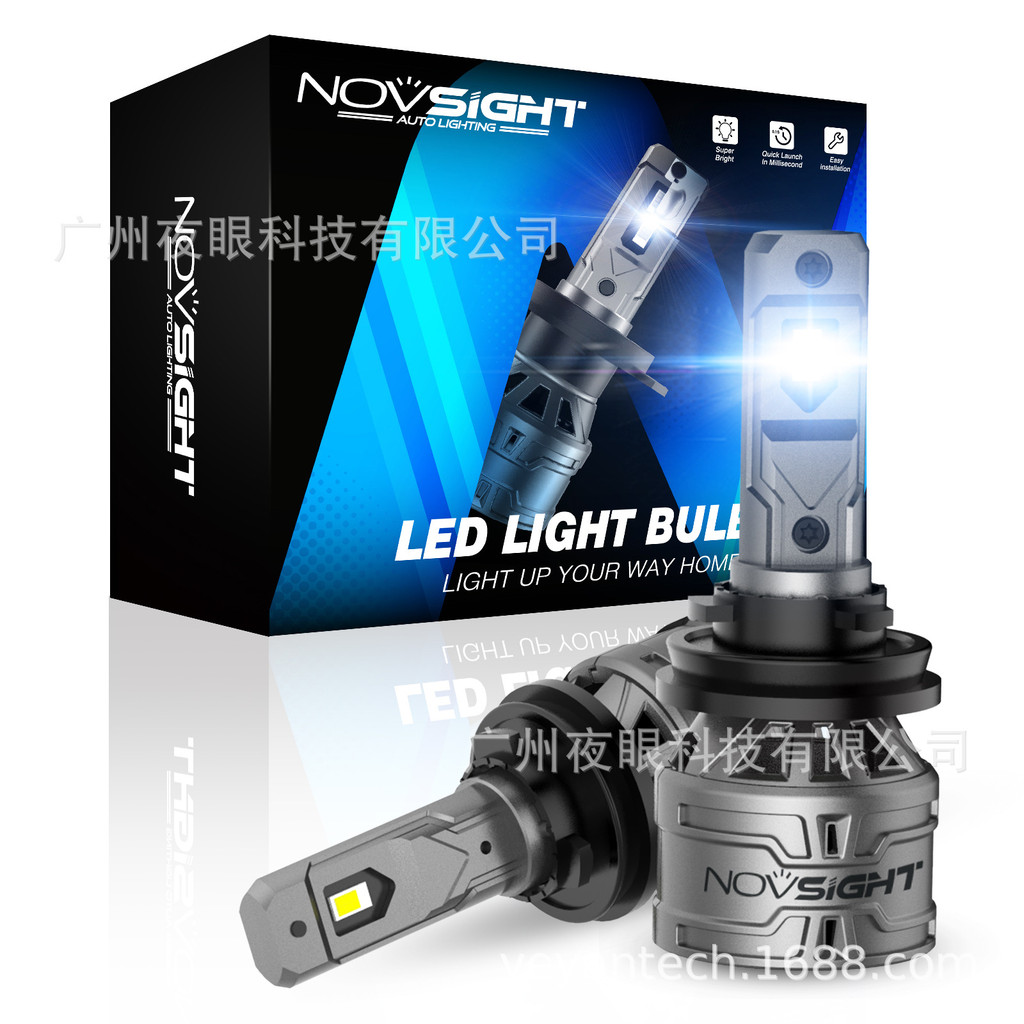Lampu Mobil Lampu Mobil LED Seri NOVSIGHT N61 Penjualan Panas Lintas Batas Bohlam Universal Baru Lam